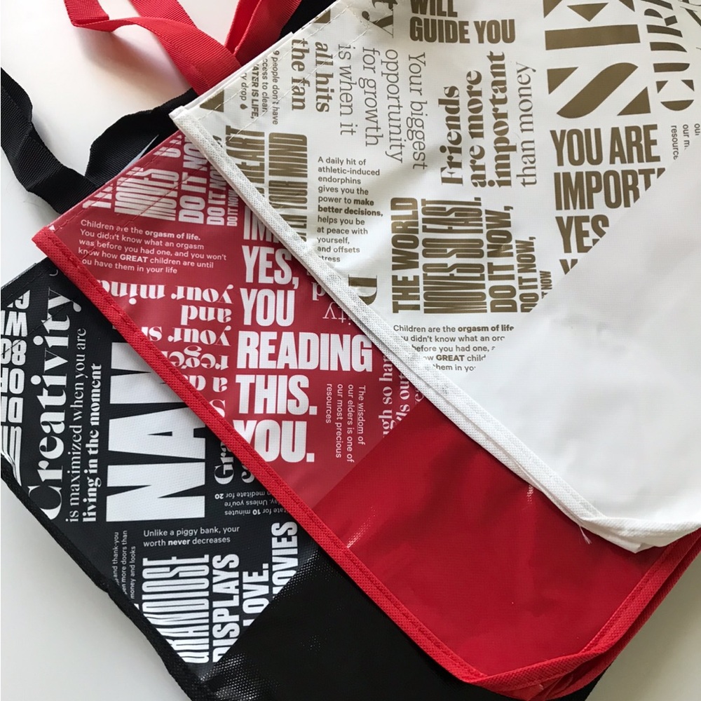 New Lululemon | Bundle of 3 Reusable Outerwear Shopping Tote Bags - Picture 7 of 8